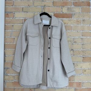 Yaya Beige Shacket